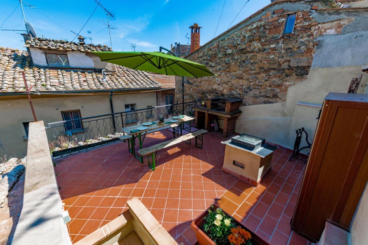 Appartamento Terrazza Dei Sarti Central Volterra Penthouse 6 Beds & More Esterno foto